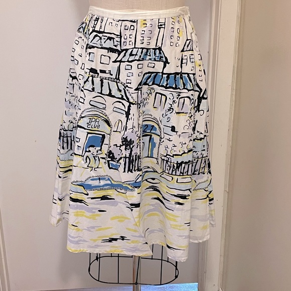City Print Skirt - Uniform John Paul Richard - Picture 1 of 4